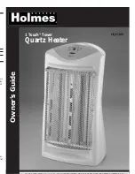 Preview for 1 page of Holmes 1TouchTM Tower Quartz Heater HQH309 Owner'S Manual