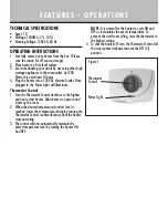 Preview for 3 page of Holmes HFH131 Owner'S Manual