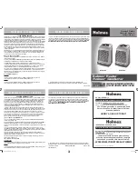 Holmes HFH5506 Product Manual preview