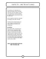 Preview for 3 page of Holmes QCM870P-36BDW Instruction Manual