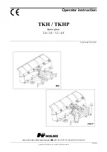 Preview for 1 page of HOLMS TKH Operator'S Instruction