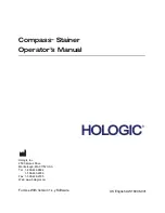 Preview for 1 page of Hologic Compass ASY-05576 Operator'S Manual