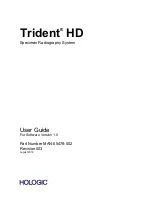 Предварительный просмотр 3 страницы Hologic Trident HD User Manual