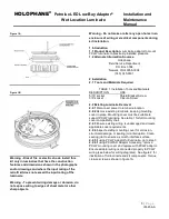 Preview for 5 page of HOLOPHANE Petrolux LED Low Bay Adapter Installation And Maintenance Manual