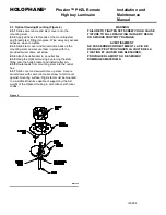 Preview for 4 page of HOLOPHANE Phuzion PHZL Installation And Maintenance Manual