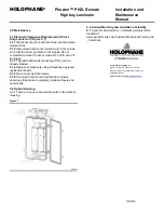 Preview for 7 page of HOLOPHANE Phuzion PHZL Installation And Maintenance Manual