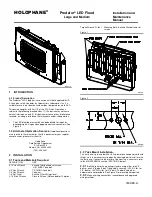 Preview for 3 page of HOLOPHANE Predator LED Flood Medium Installation And Maintenance Manual