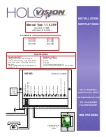 HOLOVISION Viking C-2000B Installation Instructions Manual предпросмотр