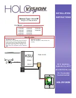 Предварительный просмотр 1 страницы HOLOVISION Viking E-40 Installation Instructions