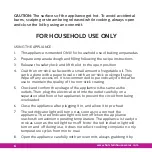 Preview for 6 page of Holstein Housewares HF-09001B Manual