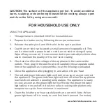 Preview for 6 page of Holstein Housewares HF-09035 Manual