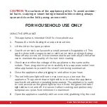 Preview for 6 page of Holstein Housewares HF-09037 Manual