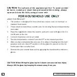 Preview for 6 page of Holstein Housewares HH-09001014 User Manual