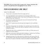 Preview for 6 page of Holstein Housewares HH-09048002B Manual