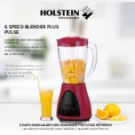 Preview for 1 page of Holstein Housewares HH-0910107R Manual