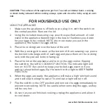 Preview for 6 page of Holstein Housewares HH-09190001B Manual