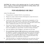 Preview for 6 page of Holstein Housewares HM-09109 Manual