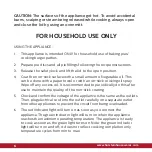 Preview for 6 page of Holstein Housewares HU-09002R-M Manual For Use