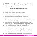 Preview for 6 page of Holstein Housewares HU-09006 Manual