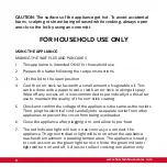 Preview for 6 page of Holstein Housewares HU-09008 Important Safeguards