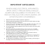 Preview for 2 page of Holstein Housewares HU-09009R-M Manual