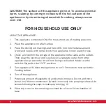 Preview for 6 page of Holstein Housewares HU-09009R-M Manual