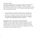 Preview for 5 page of Holstein HH-09171005 User Manual