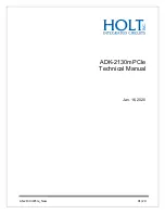 Preview for 1 page of HOLT ADK-2130mPCIe Technical Manual