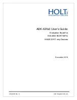 HOLT ADK-620x3 User Manual предпросмотр