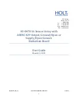 HOLT HI?8470 User Manual preview