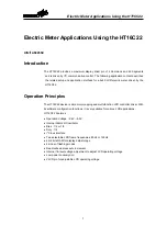 Holtek HT16C22 Applications Manual предпросмотр