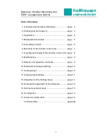 Preview for 2 page of holthausen elektronik GmbH ESW-Compact-Alu User Manual