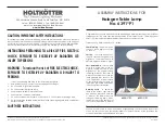 Holtkoetter 6391P1 Series Assembly Instructions preview