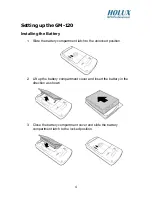 Preview for 5 page of Holux GM-120 Quick Start Manual