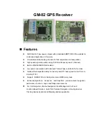 Preview for 1 page of Holux GM-82 Specifications