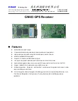 Holux GM-83 Specifications preview