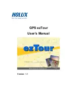 Holux GPS ezTour Manual preview