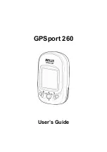 Preview for 1 page of Holux GPSport 260 User Manual