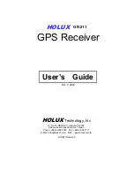 Holux GR-211 User Manual preview