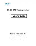 Holux GR-500 User Manual preview