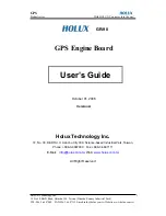 Preview for 1 page of Holux GR-90 User Manual