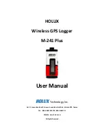 Holux M-241 Plus User Manual preview