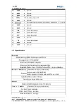 Preview for 7 page of Holux M-93 SPECIFICATION V1.0 Specification