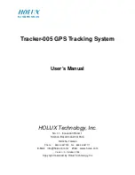 Holux Tracker-005 User Manual preview