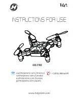 Holy Stone HS190 Instructions For Use Manual preview