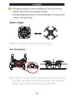 Предварительный просмотр 14 страницы Holy Stone HS190 Instructions For Use Manual