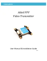 Preview for 1 page of Holybro Atlatl FPV User Manual And Installation Manual