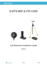 Preview for 1 page of Holybro H-RTK F9P GNSS Full Manual & Installation Manual