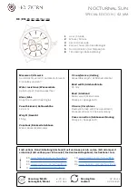 Preview for 1 page of HOLZKERN Nocturnal Sun Quick Start Manual