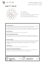 Preview for 4 page of HOLZKERN Nocturnal Sun Quick Start Manual